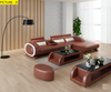 Impressive Spectacular Interior Designed L-Shaped Leather Sectional Sofa Set / Lixra