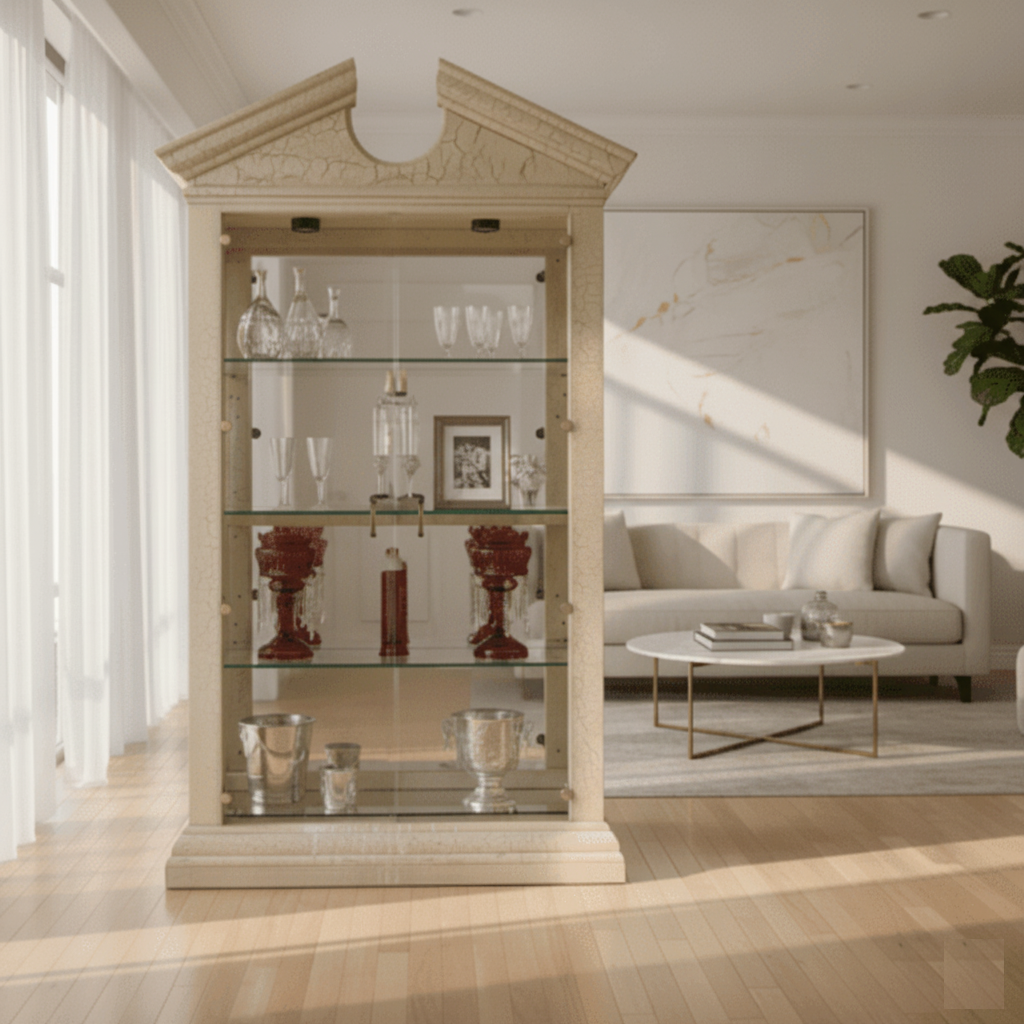 Solid Wooden 7 Feet Tall Kitchen Hutch / Lixra