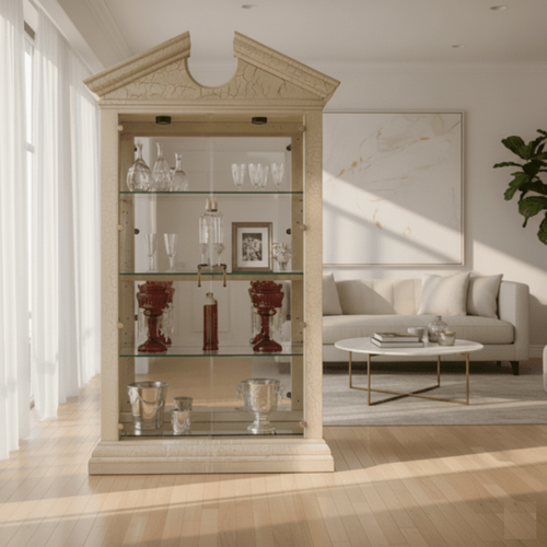 Solid Wooden 7 Feet Tall Kitchen Hutch / Lixra