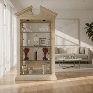 Solid Wooden 7 Feet Tall Kitchen Hutch / Lixra