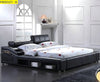 Smart Multi-functional Leather Bed with storage / Lixra