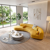 Exclusive Modern Circular Fabric Sofa Set / Lixra