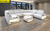 Modern and Luxurious Leather Sectional Sofa / Lixra