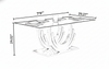 Classic Comfort Marble Top Dining Table Set