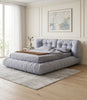 Exquisite Button Tufted Fabric Upholstered Bed / Lixra