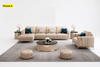 Modern Luxurious Splendid Leather Sectional Sofa / Lixra