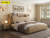 Nordic Style Gorgeous Leather Bed
