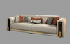Modern Tufted Leather Sofas Set for Living Room / Lixra