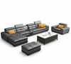 Modern Leather Sectional Sofa Set / Lixra