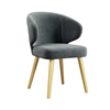 6-Piece Elegant Velvet Dining Room Chairs