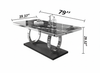 Paradigm Lavish Marble Dining Table-Set