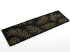 Black & Gold Leaf Table Runner With Placemate / Lixra