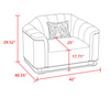 Modern 3-Pcs Leather Sofa Set