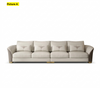 Modern Cozy 4-Seater Leather Sofa / Lixra