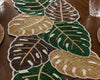 Green Leaf Design Table Runner / Lixra