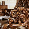 European Wooden Accent Chair with Foot Stool / Lixra