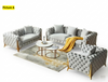 Luxurious Fabric Sofa-Set with Chesterfield Design / Lixra
