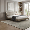 Contemporary Design Sumptuous Comfy Leather Bed / Lixra