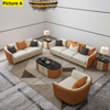 3-Pcs Luxurious Leather Sofa Set / Lixra