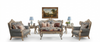 Button Tufted European Design Leather Sofa / Lixra