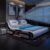 Modern Multi-Functional Leather Bed With Projector / Lixra