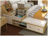 Modern Wooden Leather Bed with Drawers / Lixra