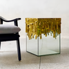 2-Piece Luxurious Side Table In Glass / Lixra