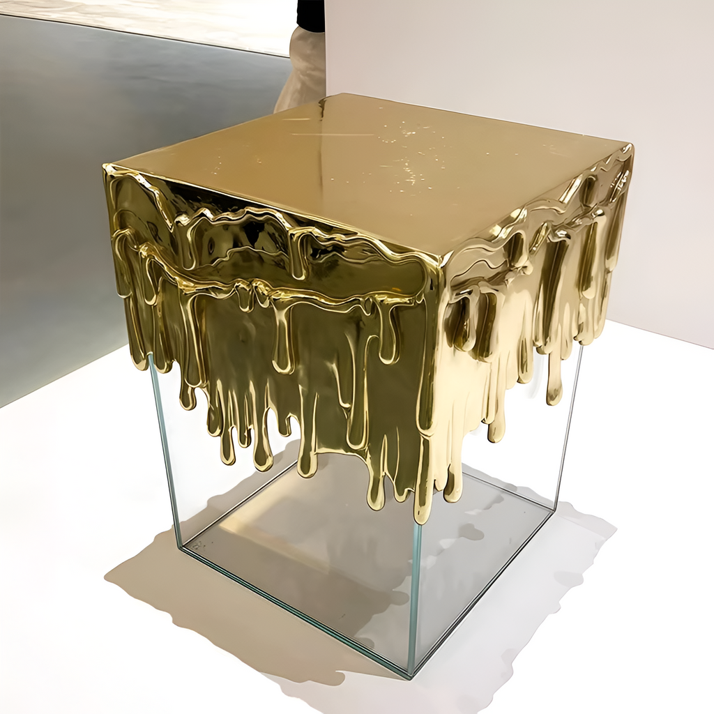 2-Piece Luxurious Side Table In Glass / Lixra / Lixra