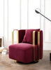 Velvet Upholstered Accent Chair for Living Room / Lixra
