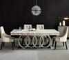 Marvelous  Modern Marble Dining Table Set / Lixra