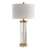 Golden Crystal Clarity LED Table Lamp / Lixra