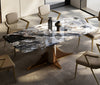 Splendiferous Marble-Top Dining Table Set / Lixra