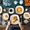 50-Piece Porcelain Dinnerware Set For 6