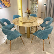 Stylish Round Shaped Dining Table Set / Lixra