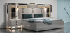 Royal LED Leather Bedroom Set With Dresser / Lixra