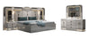 Royal LED Leather Bedroom Set With Dresser / Lixra