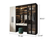 Multi-Functional Magnificent Design Wooden Wardrobe With LED / Lixra