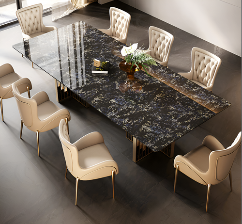 Modern Marble Dining Room Set / Lixra