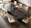 Beautiful Marble Top Dining Table Set With Chairs / Lixra