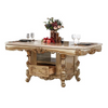 European Rectangular Marble-Top Dining Table / Lixra