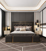 Contemporary Classic Luxurious Leather Bed / Lixra