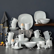 50-Piece Porcelain Dinnerware Set For 6