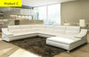 Timeless Elegance Leather Sectional Sofa/Lixra
