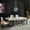 Marvelous  Modern Marble Dining Table Set / Lixra