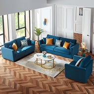 Imperial Modernistic Velvet Fabric Sofa Set / Lixra
