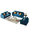 Imperial Modernistic Velvet Fabric Sofa Set / Lixra