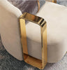 Velvet Upholstered Accent Chair for Living Room / Lixra