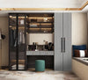 Multi-Functional Magnificent Design Wooden Wardrobe With LED / Lixra