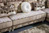 Magnificent European Design Wooden Carved Sectional Sofa / Lixra