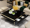 Glossy Wooden Construct Coffee Table / Lixra